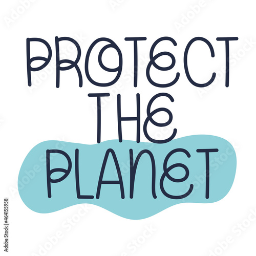ecological lettering design
