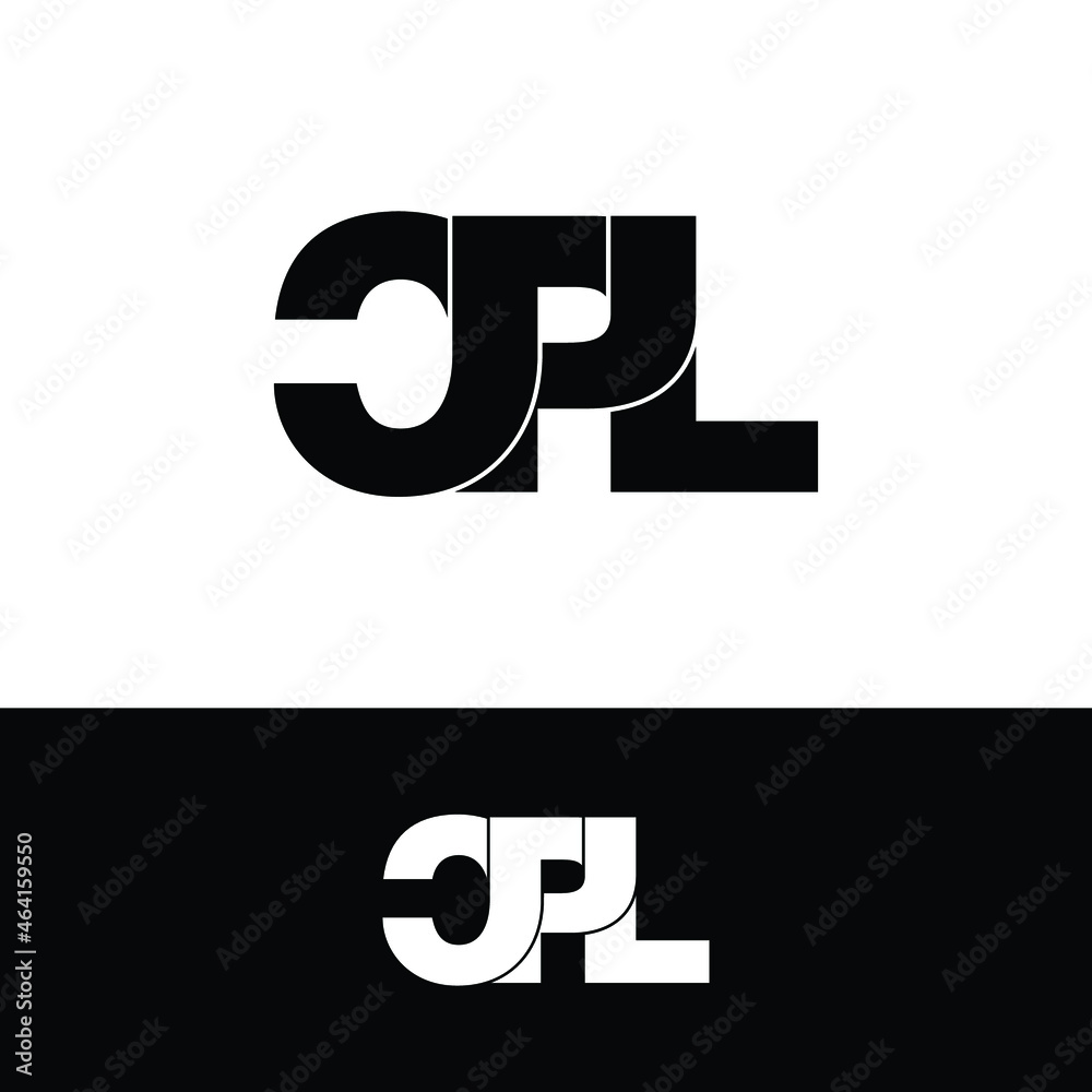 CPL letter monogram logo design vector CPL letter monogram logo design vector