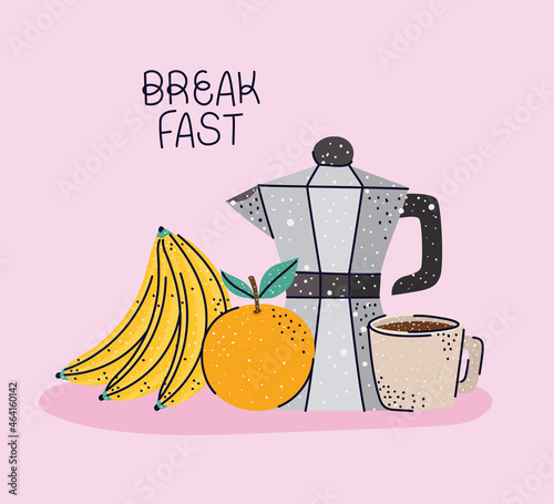pretty breakfast card
