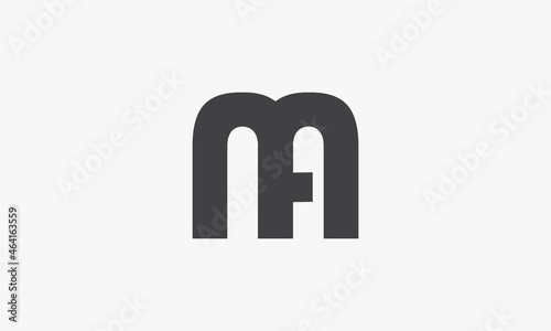 NA or MA logo isolated on white background.