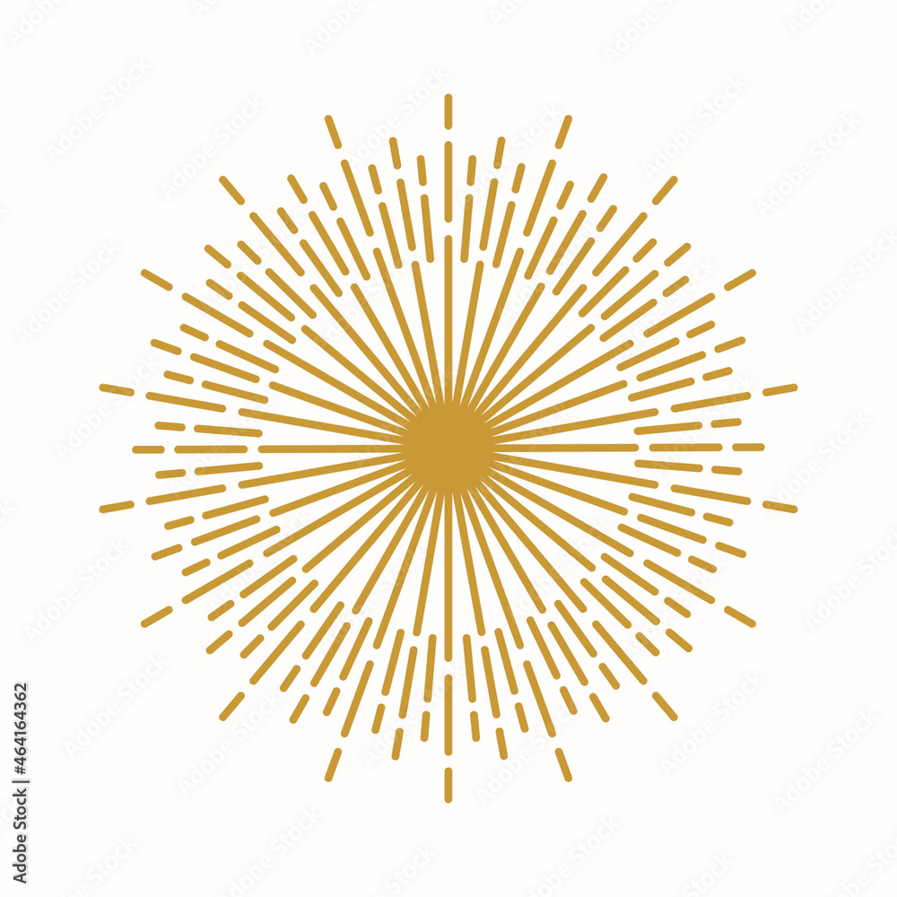 illustration Sun Light vector logo element