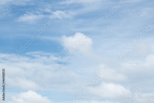 sky and white clouds, blue sky background with clouds © Arnon