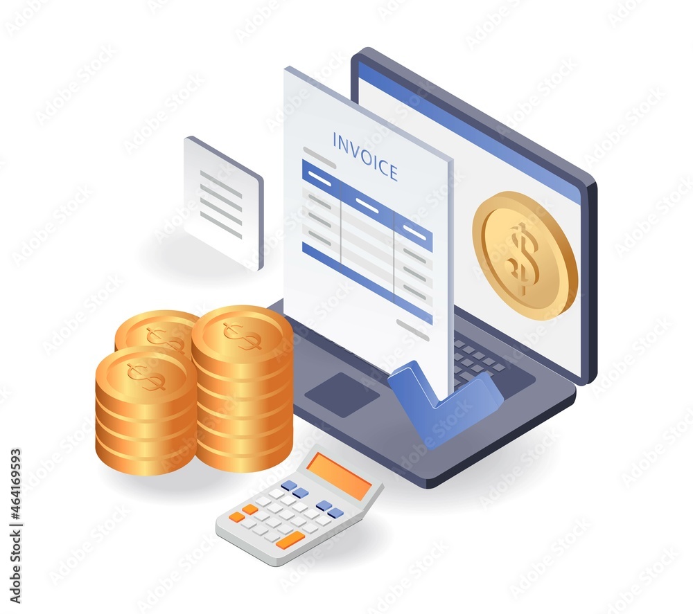 Reporting investment business invoice data