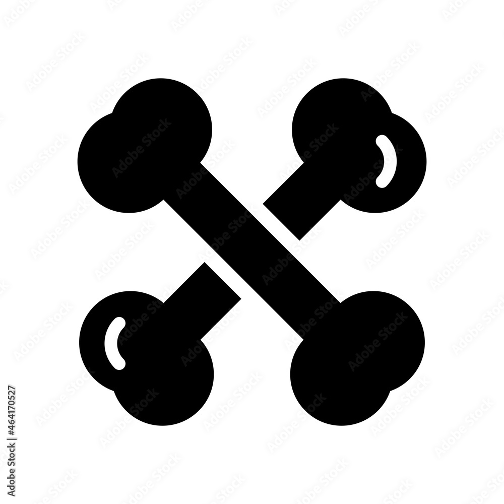 Dog Bone Icon Design Vector Template Illustration