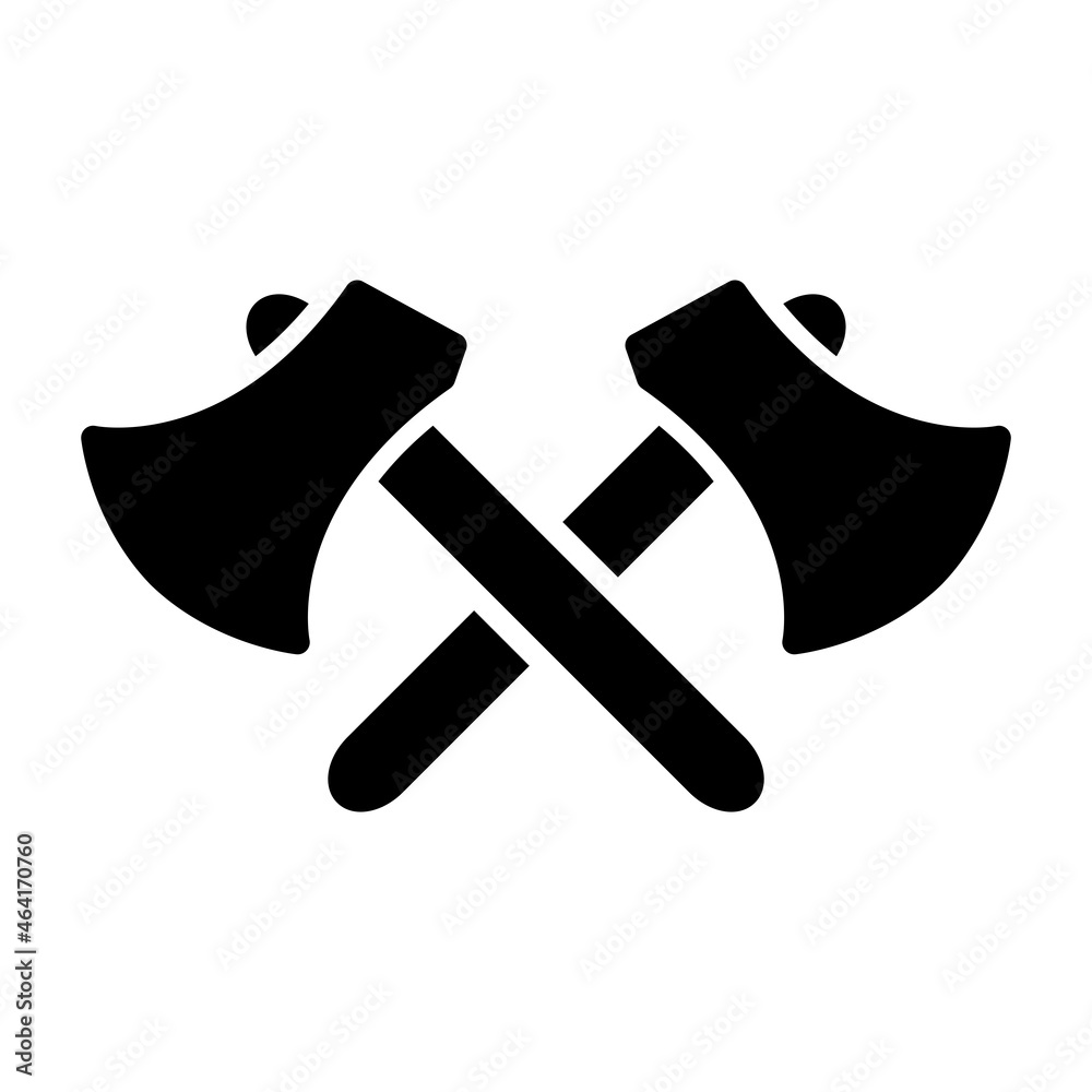 Axe icon. Black icon isolated on white background. Axe simple silhouette. Web site page and mobile app design vector element. Axe icon. Black icon isolated on white background. Axe simple silhouette. Web site page and mobile app design vector element.