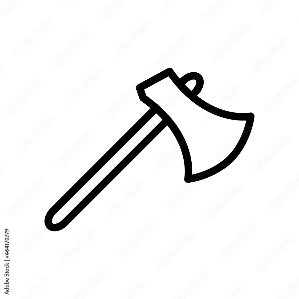 Axe icon. Black icon isolated on white background. Axe simple silhouette. Web site page and mobile app design vector element. Axe icon. Black icon isolated on white background. Axe simple silhouette. Web site page and mobile app design vector element.