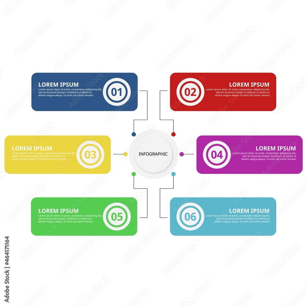 Illustration vector design of infographic flow chart Illustration vector design of infographic flow chart