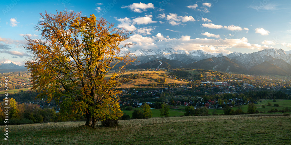 Autumn in the Polish mountains
