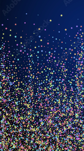 Festive remarkable confetti. Celebration stars. Co