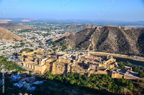 View from Jaigarh Fort in Rajasthan, India