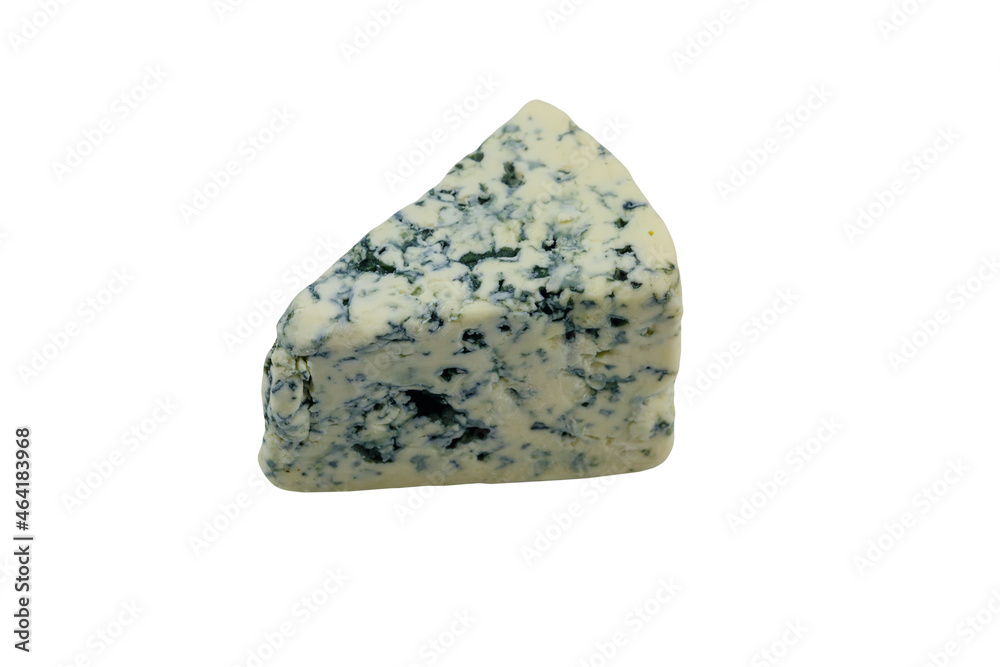 Blue cheese with mold isolated on white background Blue cheese with mold isolated on white background
