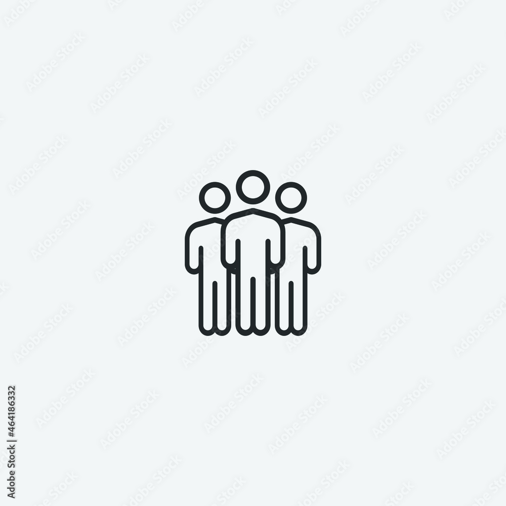 team building vector icon illustration sign team building vector icon illustration sign