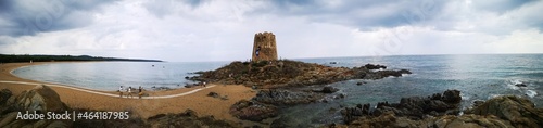 Torre di Bari mit Strand in Sardinien, Italien © st1909