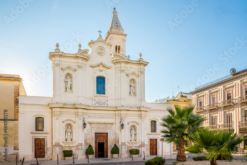 Fototapeta Naklejka Na Ścianę i Meble -  Madonna sel Carmine church in the streets of Cerignola in Italy