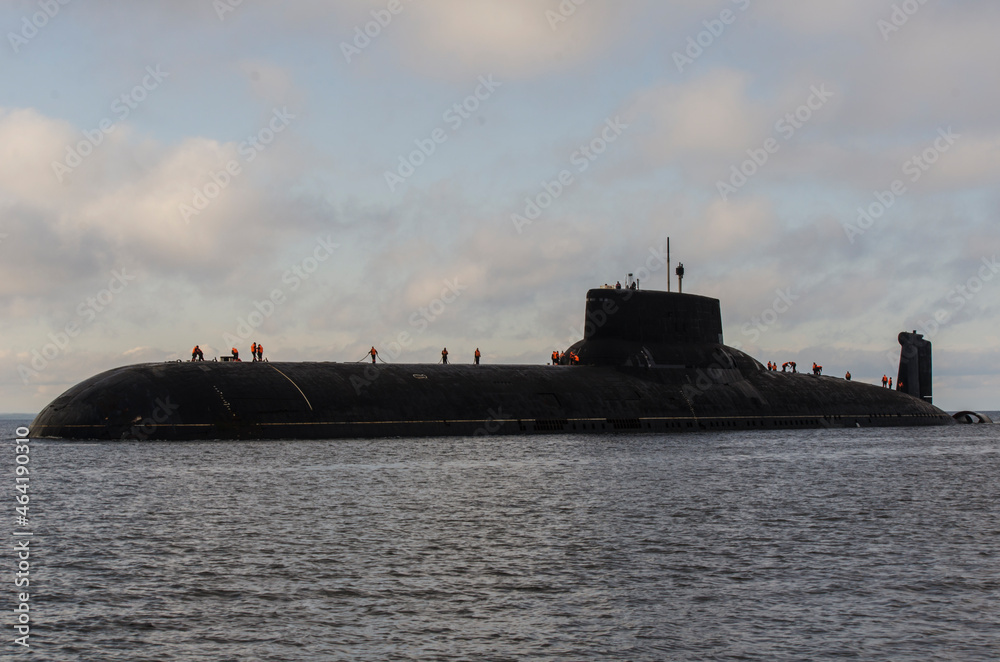 October, 2021 - White Sea. Nuclear submarine 