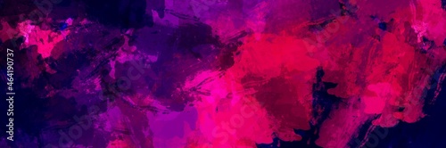 Abstract background painting art with purple gradient oil paint brush for presentation, website, halloween poster, wall decoration, or t-shirt design.