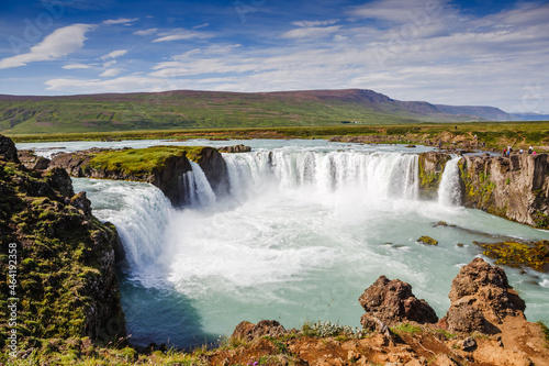 Godafoss, One of the most famous waterfalls in Iceland.