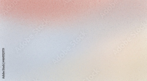 Pink, blue and beige grainy gradient. Warm soft pale background for beauty banner or poster. Subtle light texture with stipple effect.