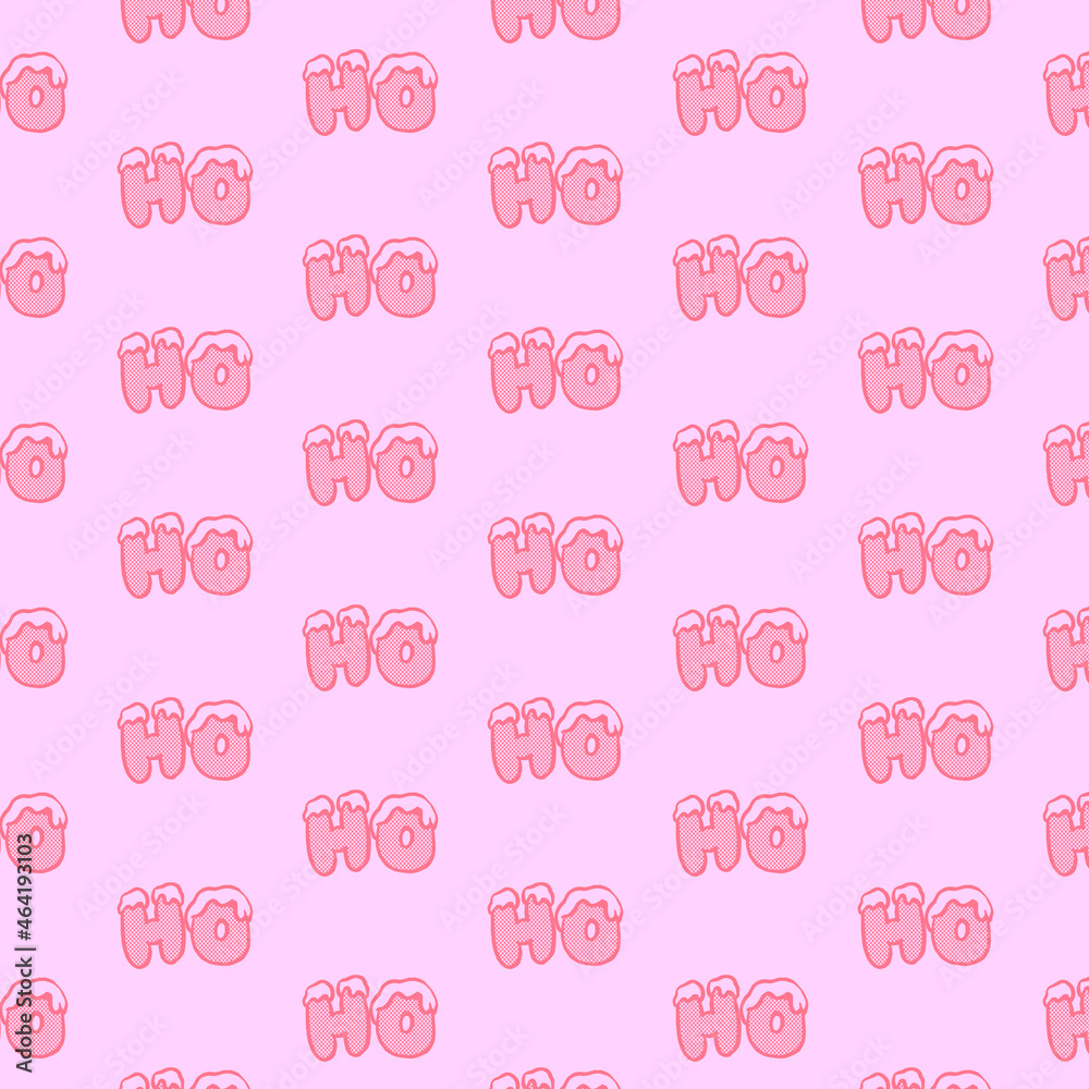 Christmas background with the inscription ho ho Christmas background with the inscription ho ho
