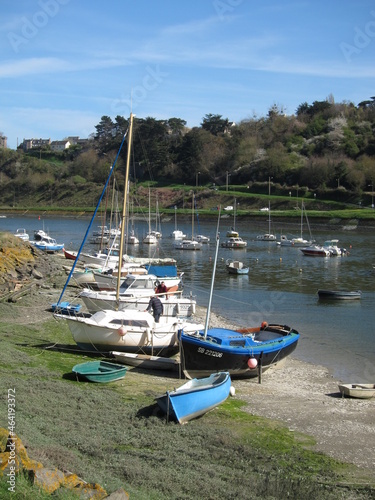 Boats in the port of Le Légué photo