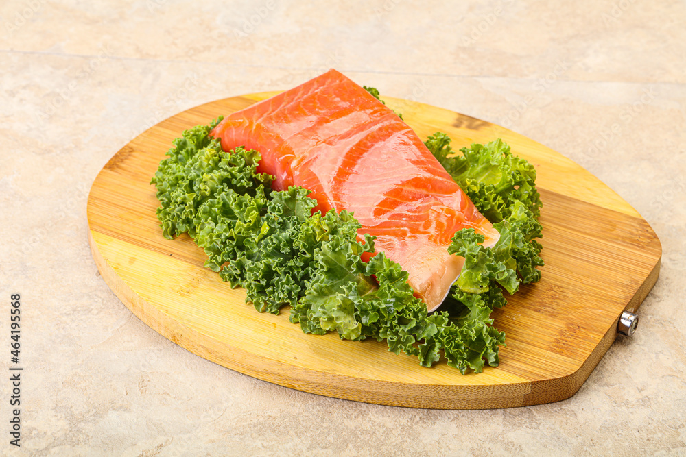 Salmon fillet slice for cooking Salmon fillet slice for cooking