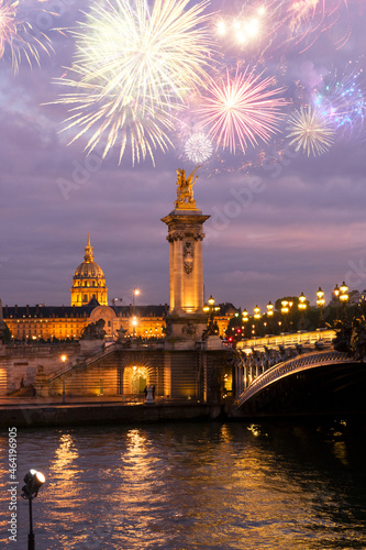 Photography Bridge of Alexandre III, Paris, France