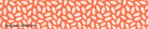 Pink seamless pattern with flamingo feathers