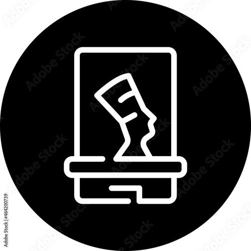 nefertiti glyph icon