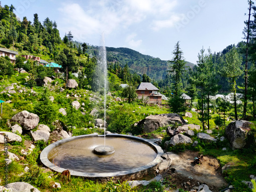 fountain in the park