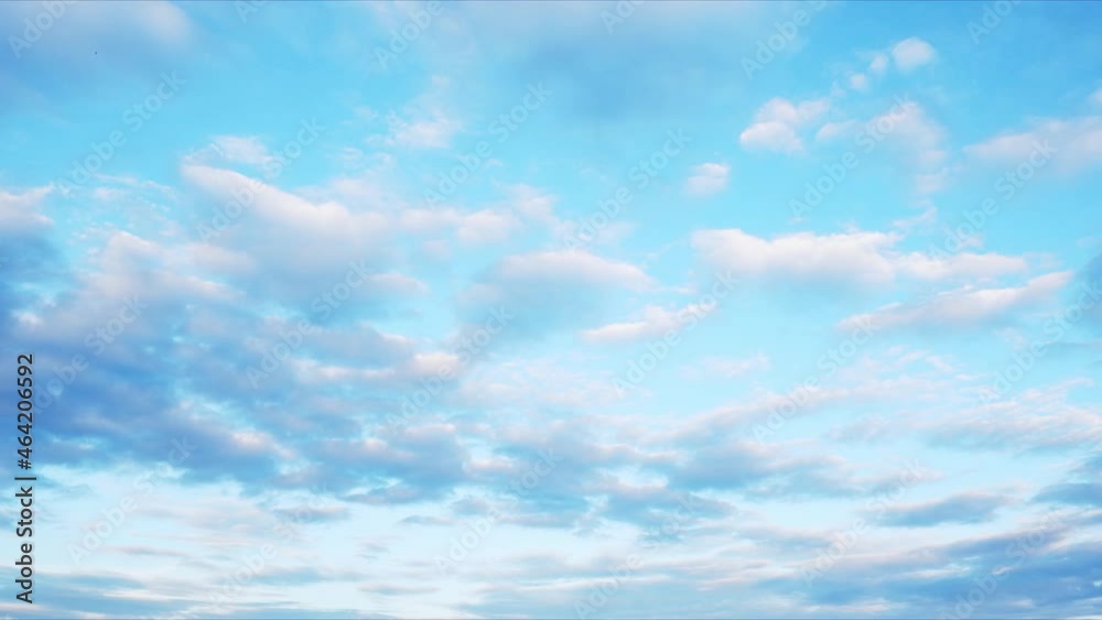 4K Time lapse of beautiful blue sky with clouds background, Blue sky with clouds and sun. cloud timelapse nature background.
