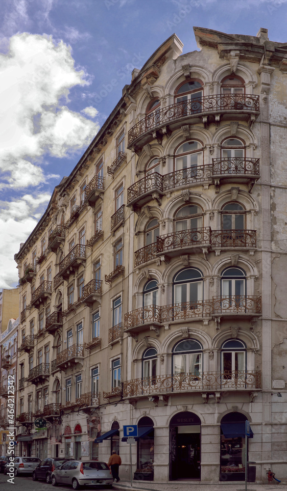 Immeuble bourgeois à Lisbonne, Portugal