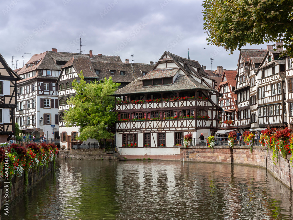 Beautiful view of Strasbourg city in Alsace.