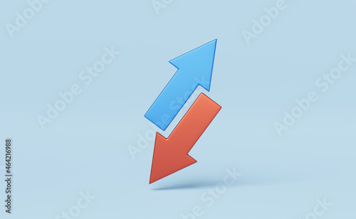 Red transfer arrows icon on blue background. Mobile banking and Online payment service. Cash back and refund. Currency exchange. Data transfer on cloud server internet . 3d rendering. Free Download Red transfer arrows icon on blue background. Mobile banking and Online payment service. Cash back and refund. Currency exchange. Data transfer on cloud server internet . 3d rendering. - GFXLoad
