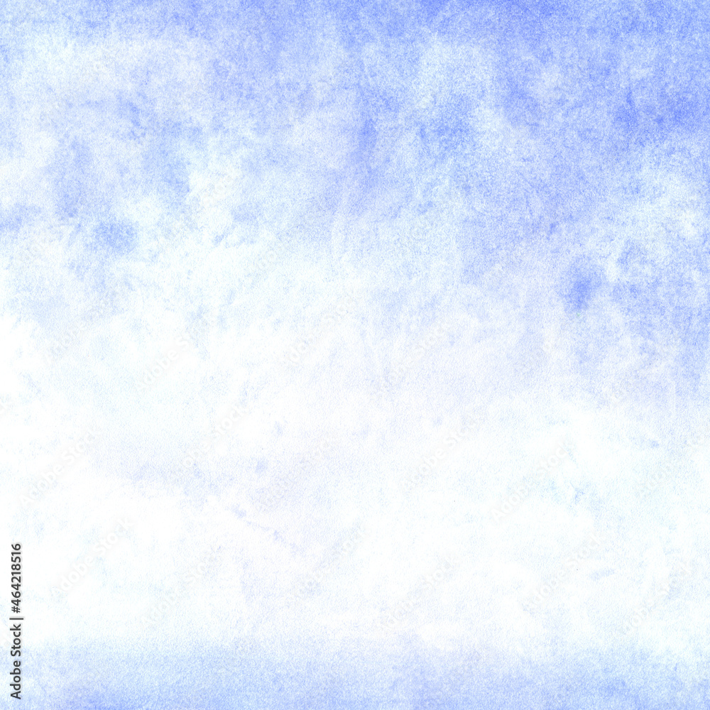 Watercolor abstract blue cute and gentle background