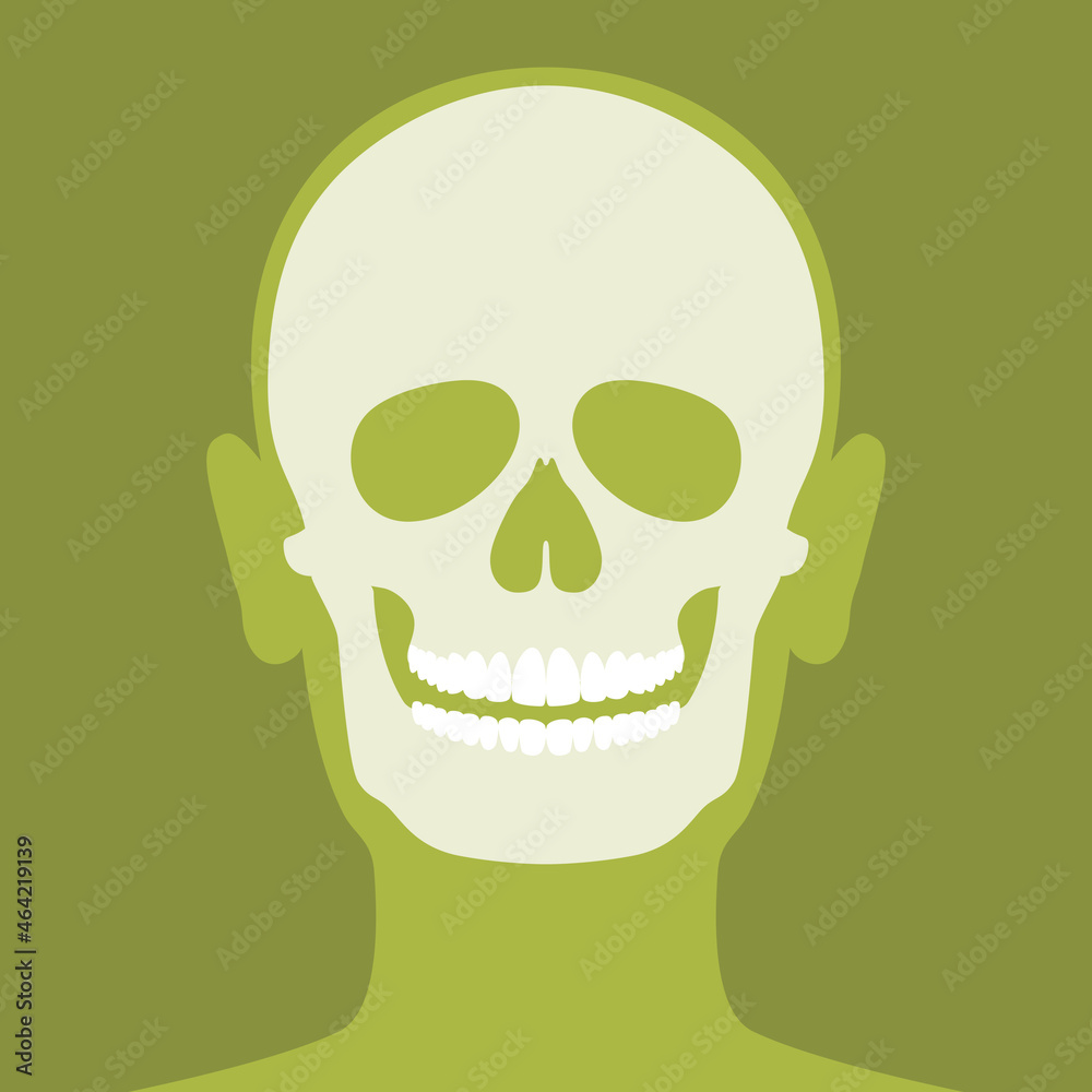 Vector anatomical human target with skeleton. Isolated on white background. Vector anatomical human target with skeleton. Isolated on white background.