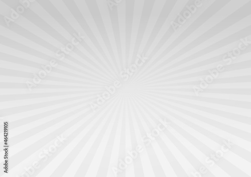 Abstract light Gray White gradient rays background. Vector