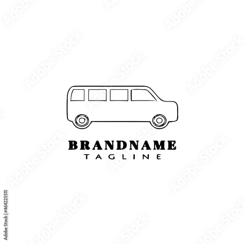 unique car logo icon design template black isolated vector symbol
