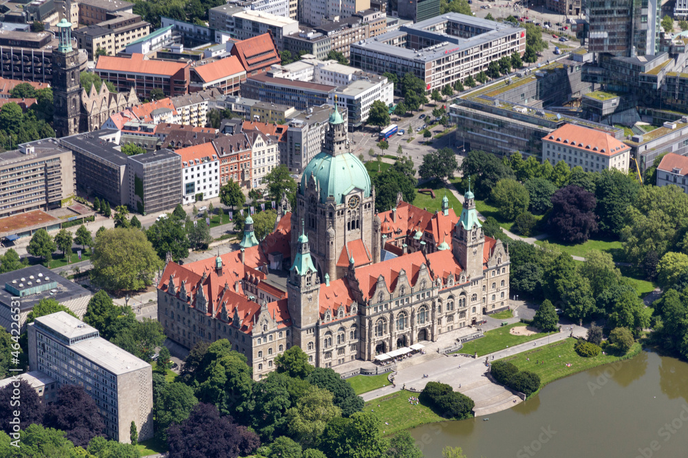 Luftbild Neues Rathaus Hannover