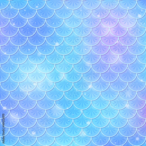 Fish scale seamless pattern background