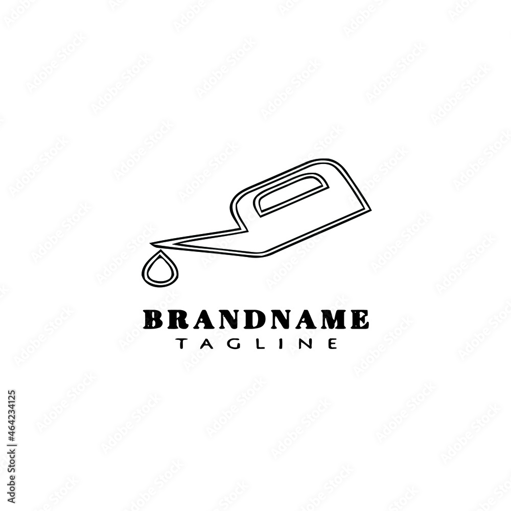 oilcan logo icon design template black isolated vector illustration oilcan logo icon design template black isolated vector illustration