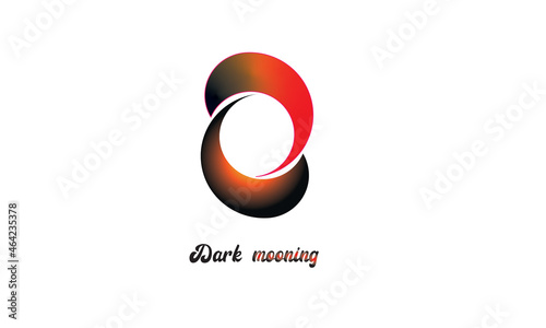 Dark mooning logo design