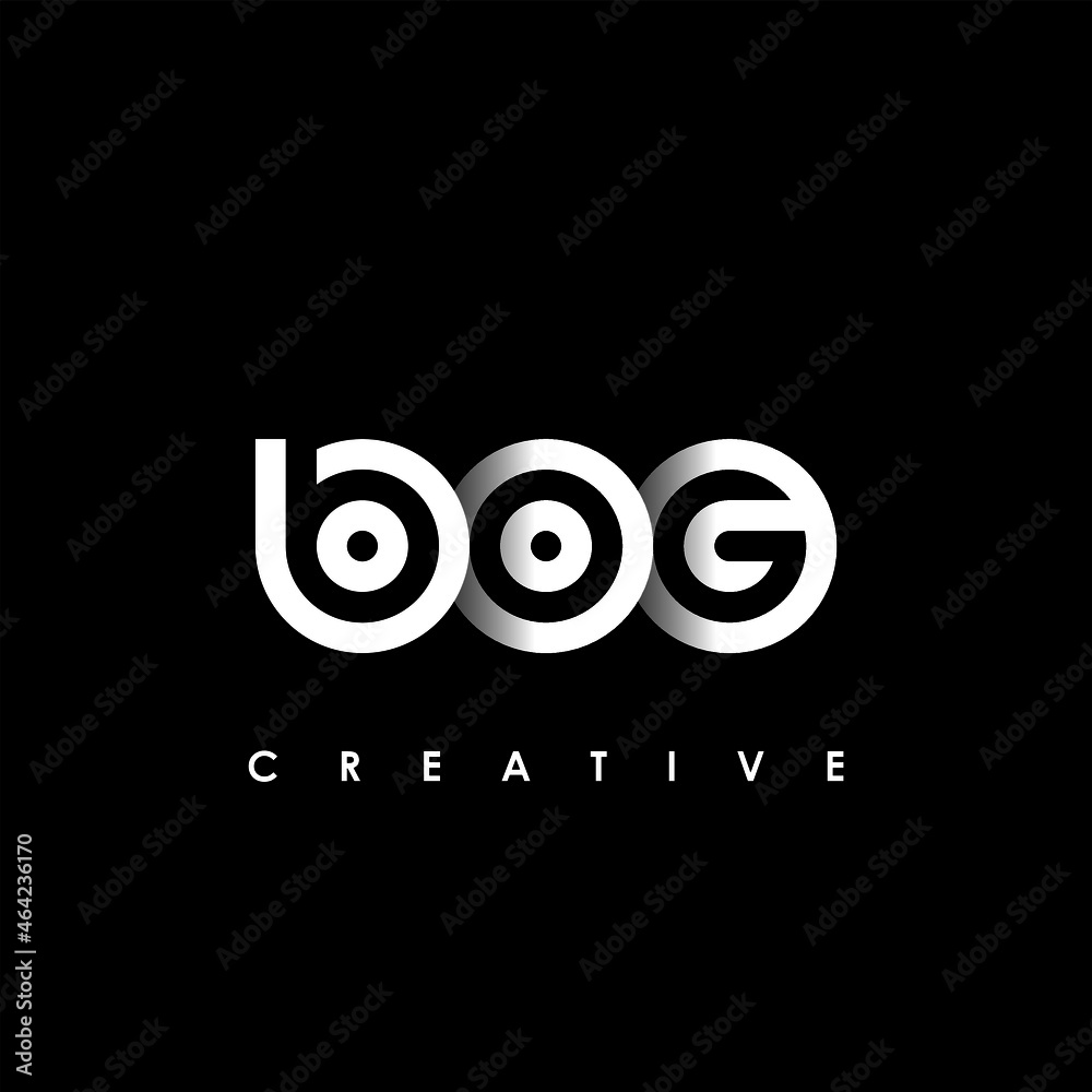 BOG Letter Initial Logo Design Template Vector Illustration BOG Letter Initial Logo Design Template Vector Illustration