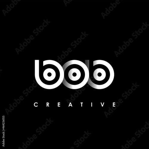 BOB Letter Initial Logo Design Template Vector Illustration
