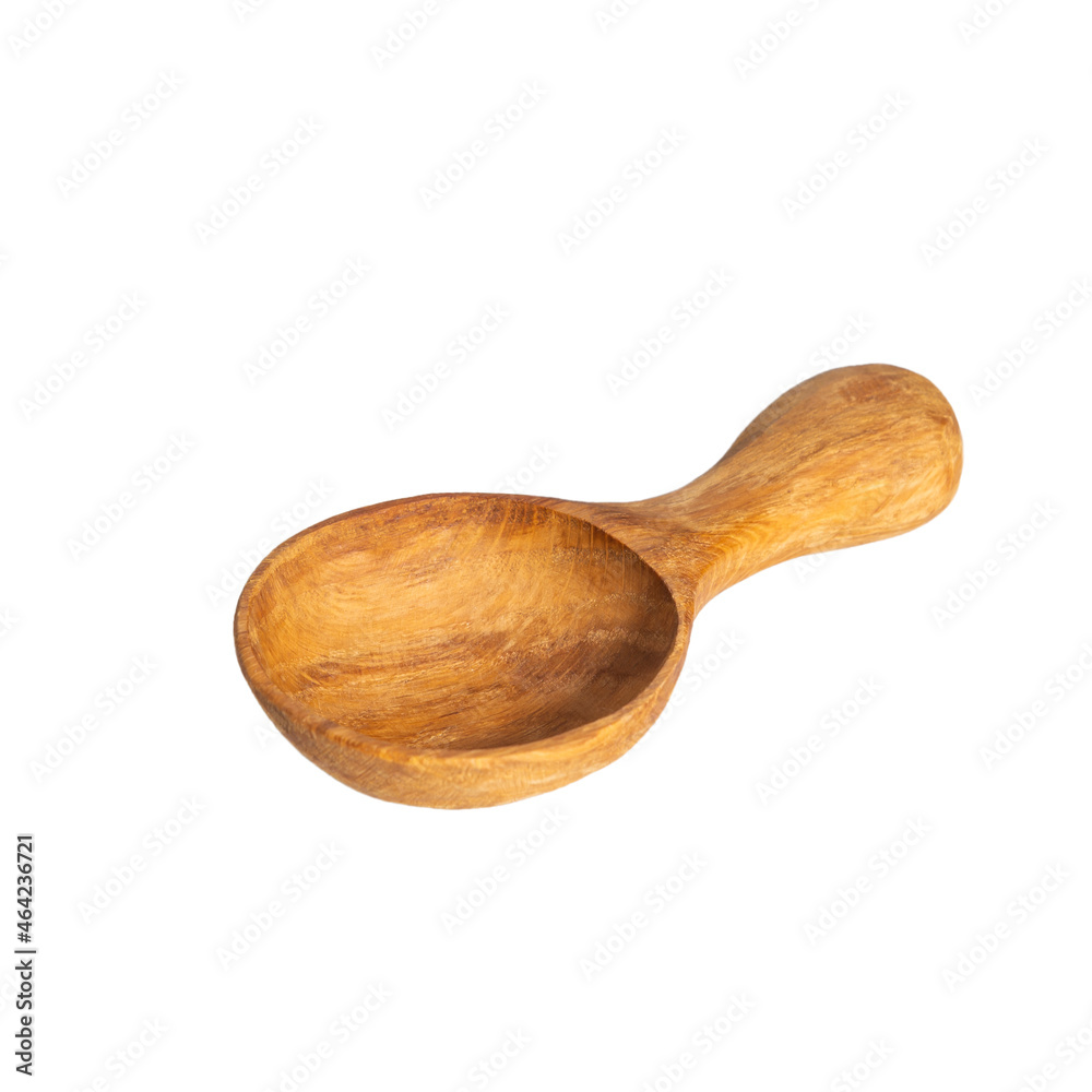 Empty wooden spoon isolated on white background. Empty wooden spoon isolated on white background.