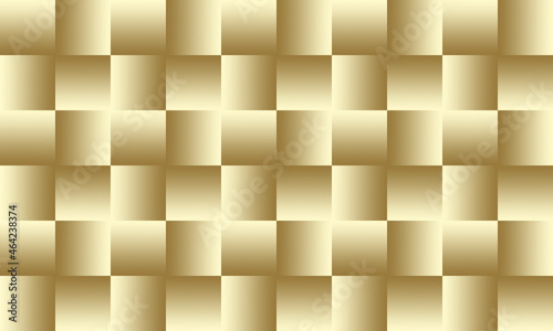 Abstract gold squares pattern background