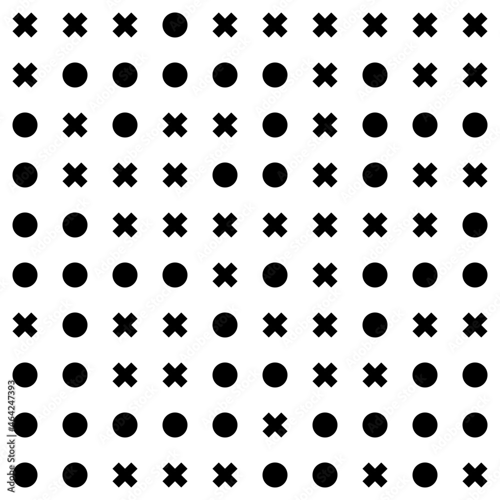 Fototapeta premium Abstract seamless pattern, minimal geometric background, repeating geometric pattern, graphic modern pattern, black and white pattern background