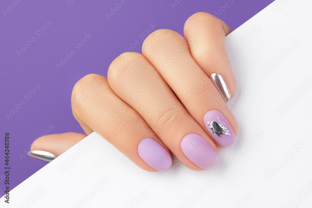 25 Lavender Color Nails Designs in 2024 | Lavender nails, Nail colors, Best  acrylic nails