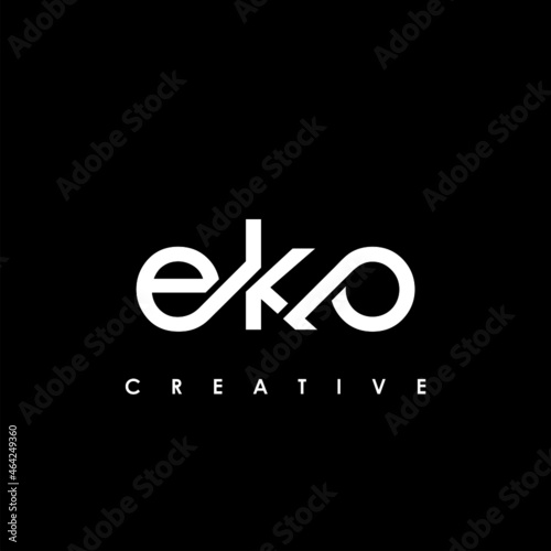 EKO Letter Initial Logo Design Template Vector Illustration