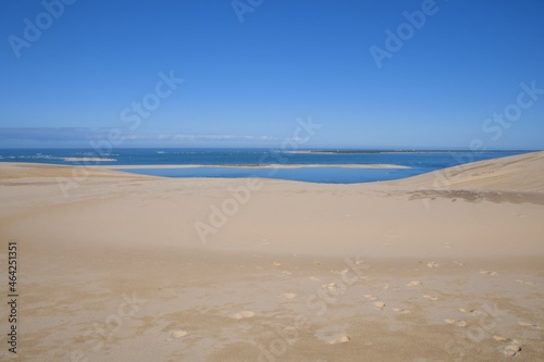 Beautiful view of the  Dune du Pilat  in Gironde . France