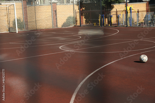 Mini football and basketball field in sunny day © Atlas